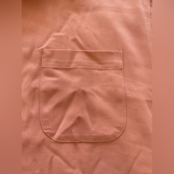 Tommy Bahama Peach Button Down Shirt 100% Silk Beach Casual Bowler Shirt Small - Picture 3 of 7